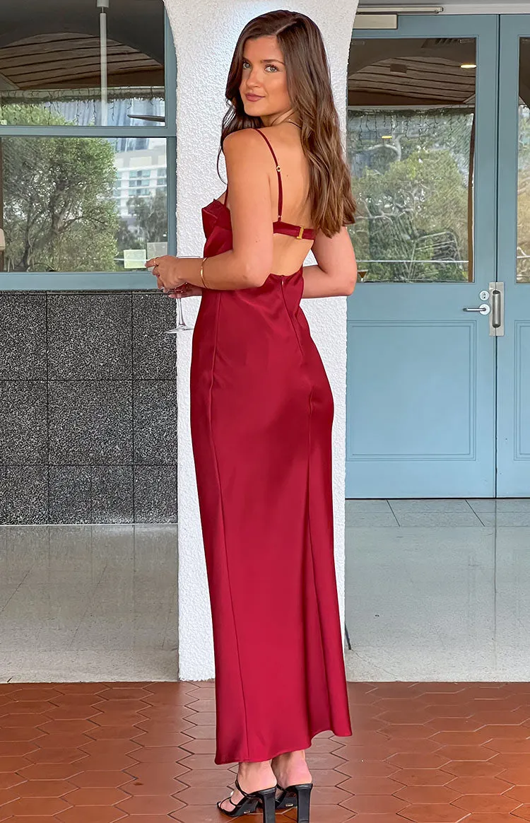 Scarlette Red Maxi Dress