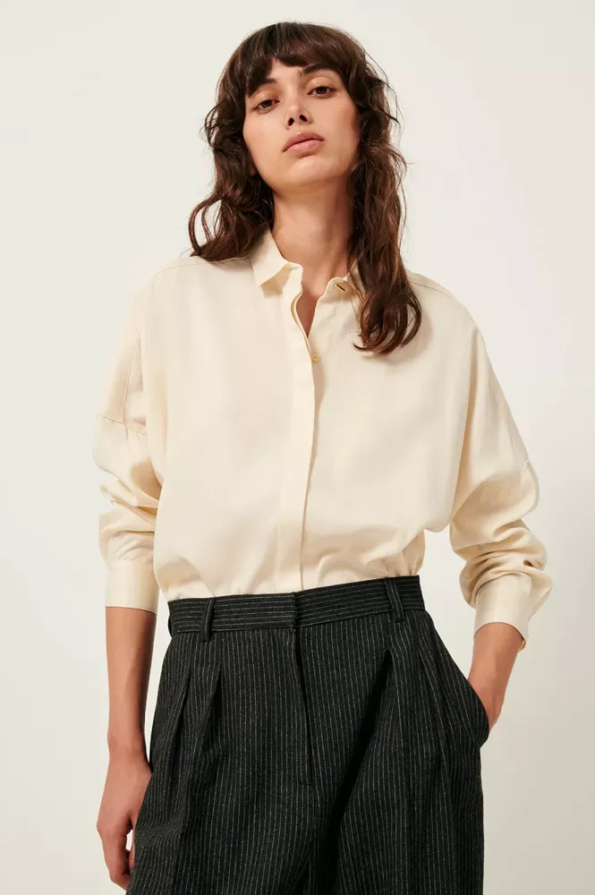 Sessùn Lady D Fleur de Sel Wide Shirt