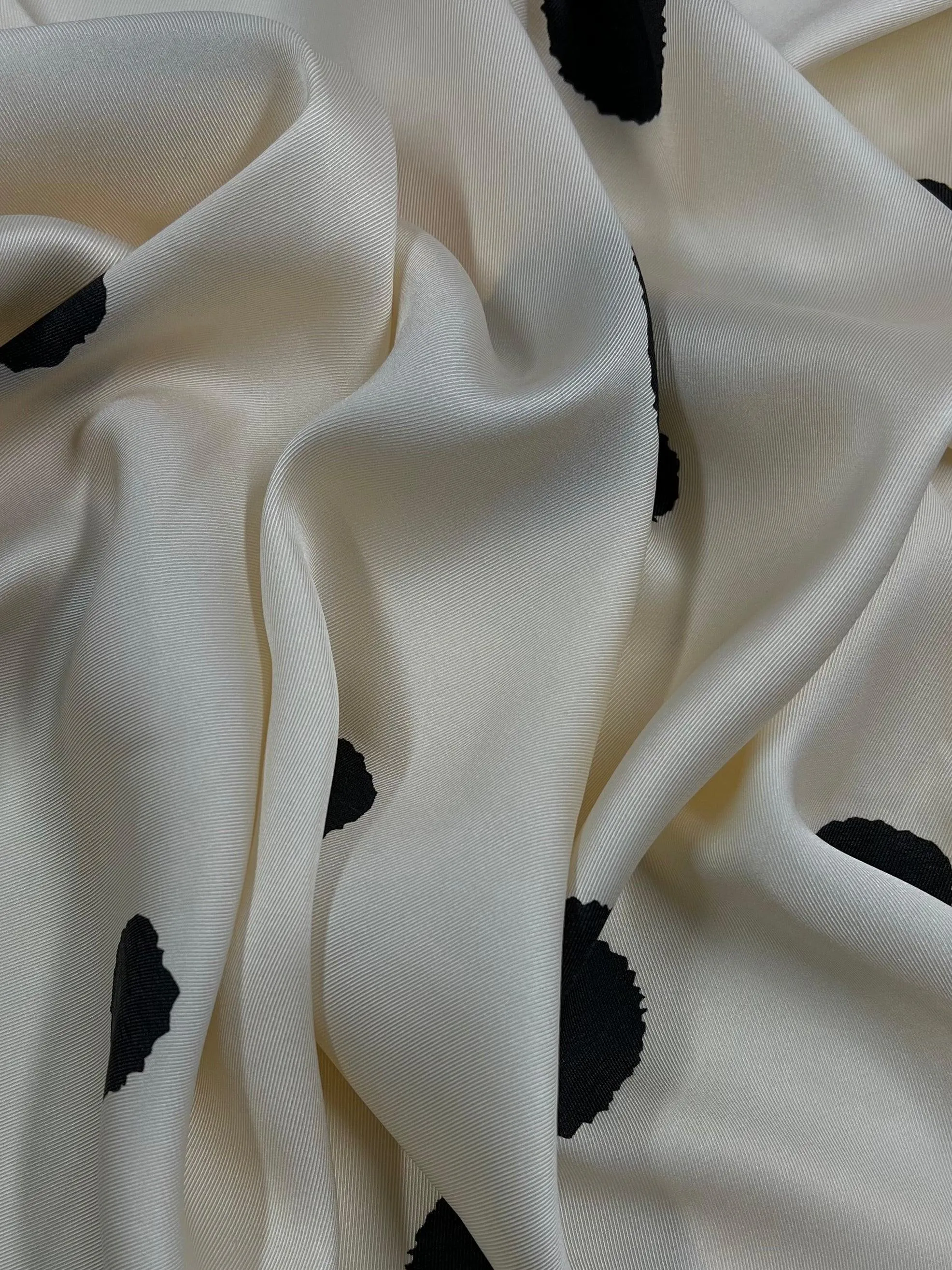 Silky Satin - Arctic Polka - 150cm