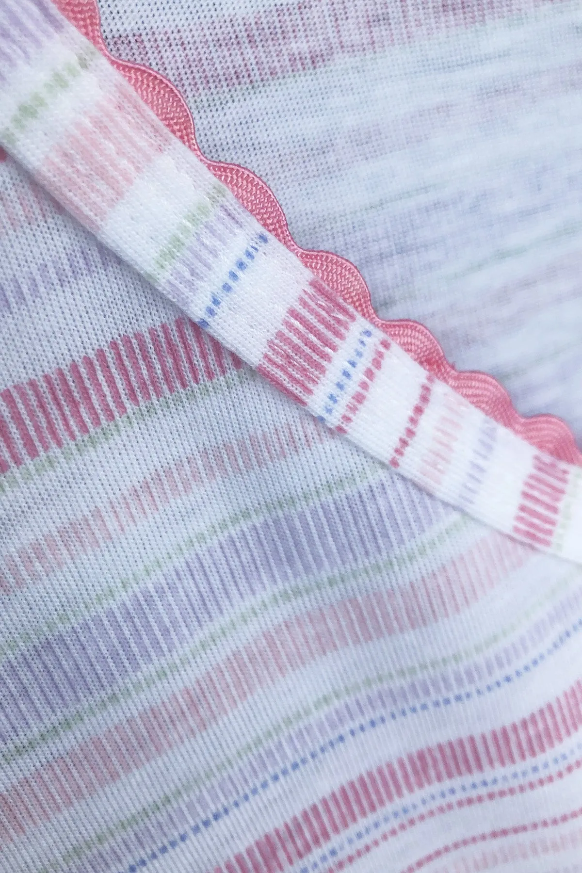 Sketchy Stripe  Print Easy-Care Capri Pyjama