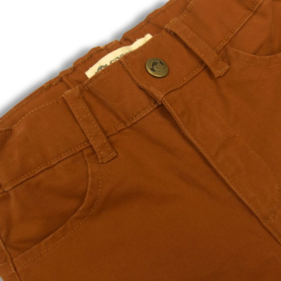 Slim Chino Pants | Terracotta