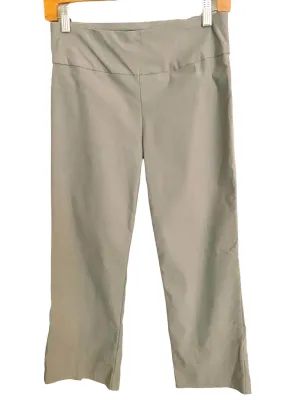 Soft Summer Khaki Cropped Stretch Pant