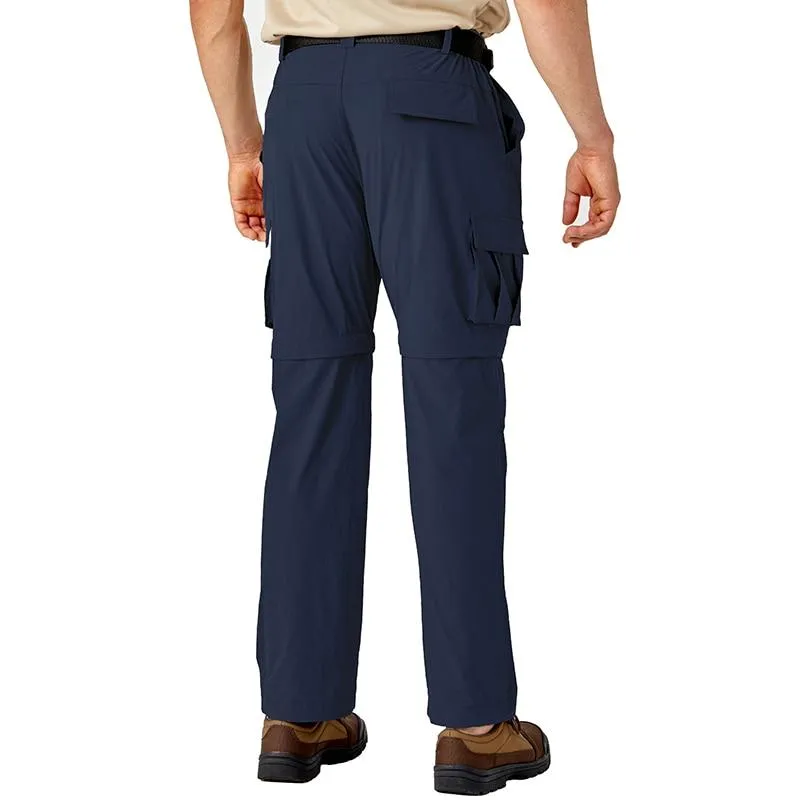 Summer Pants Men Convertible Pants Lightweight Quick Dry Cargo Work