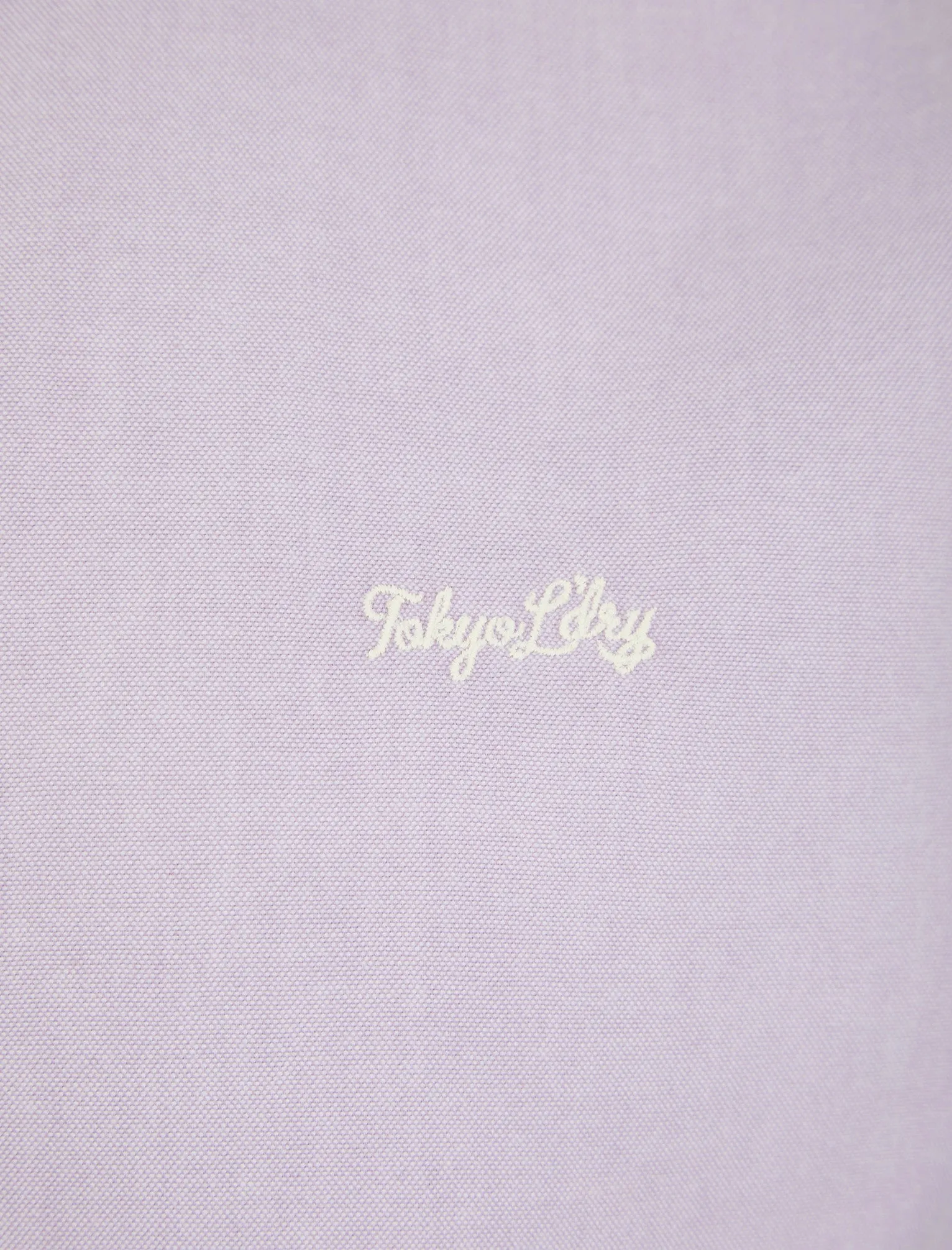 Tiberius Short Sleeve Oxford Cotton Shirt in Lilac  - Tokyo Laundry