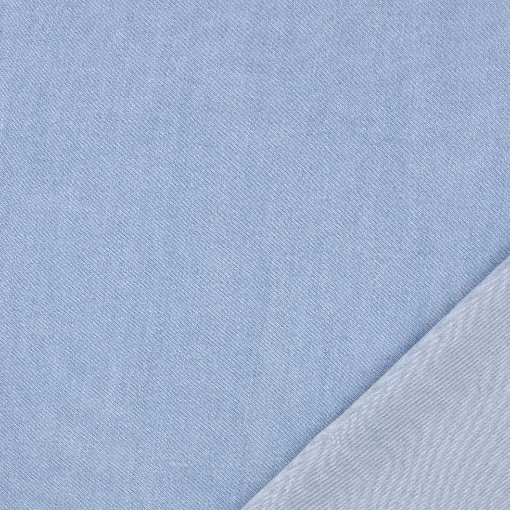 Washed Denim with TENCEL™ Lyocell Fibres in Light Blue