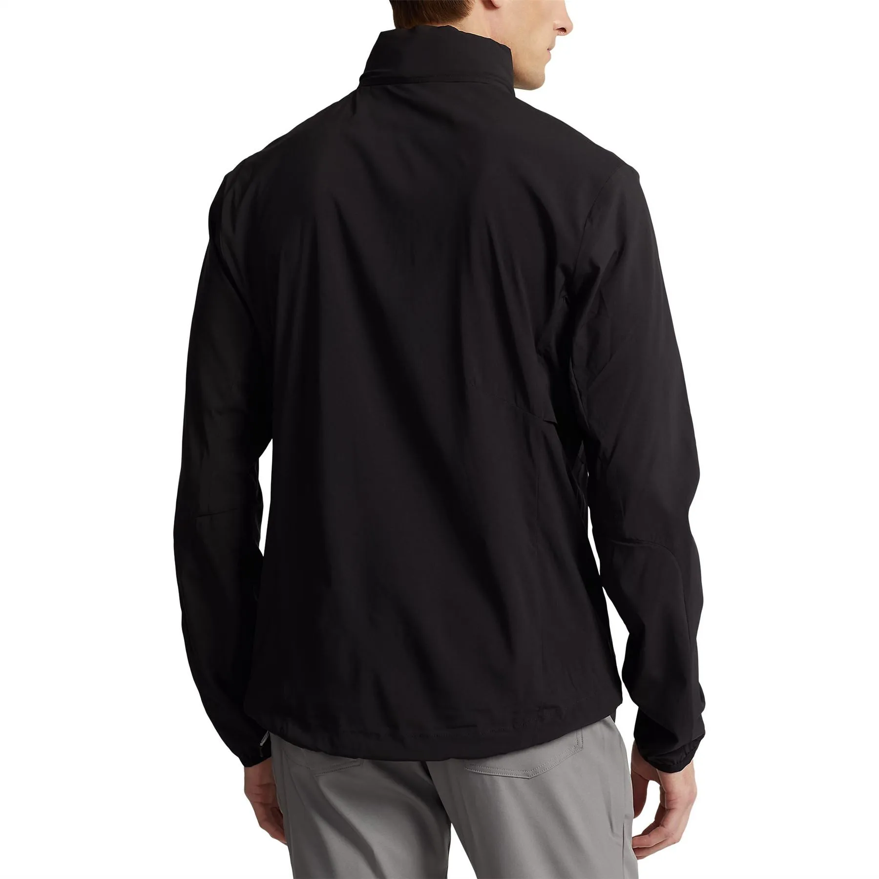 Water-Resistant Hooded Performance Jacket Polo Black - SS23