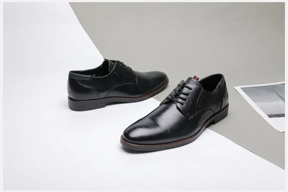 West Louis™ Classic Leather Elegant Oxford Shoes