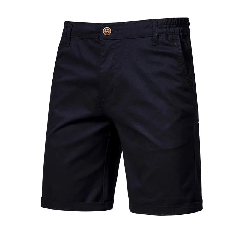 West Louis™ Summer Cotton Solid Casual Shorts