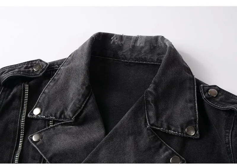 West Louis™ Vintage Epaulet Holes Jacket