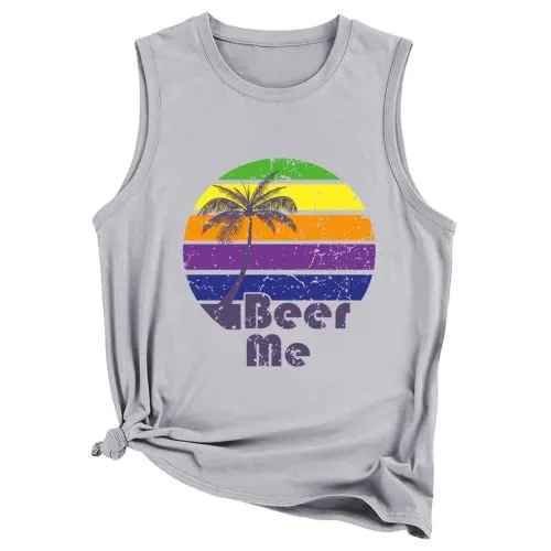 Women Beer Me Tank Tops