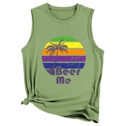 Women Beer Me Tank Tops