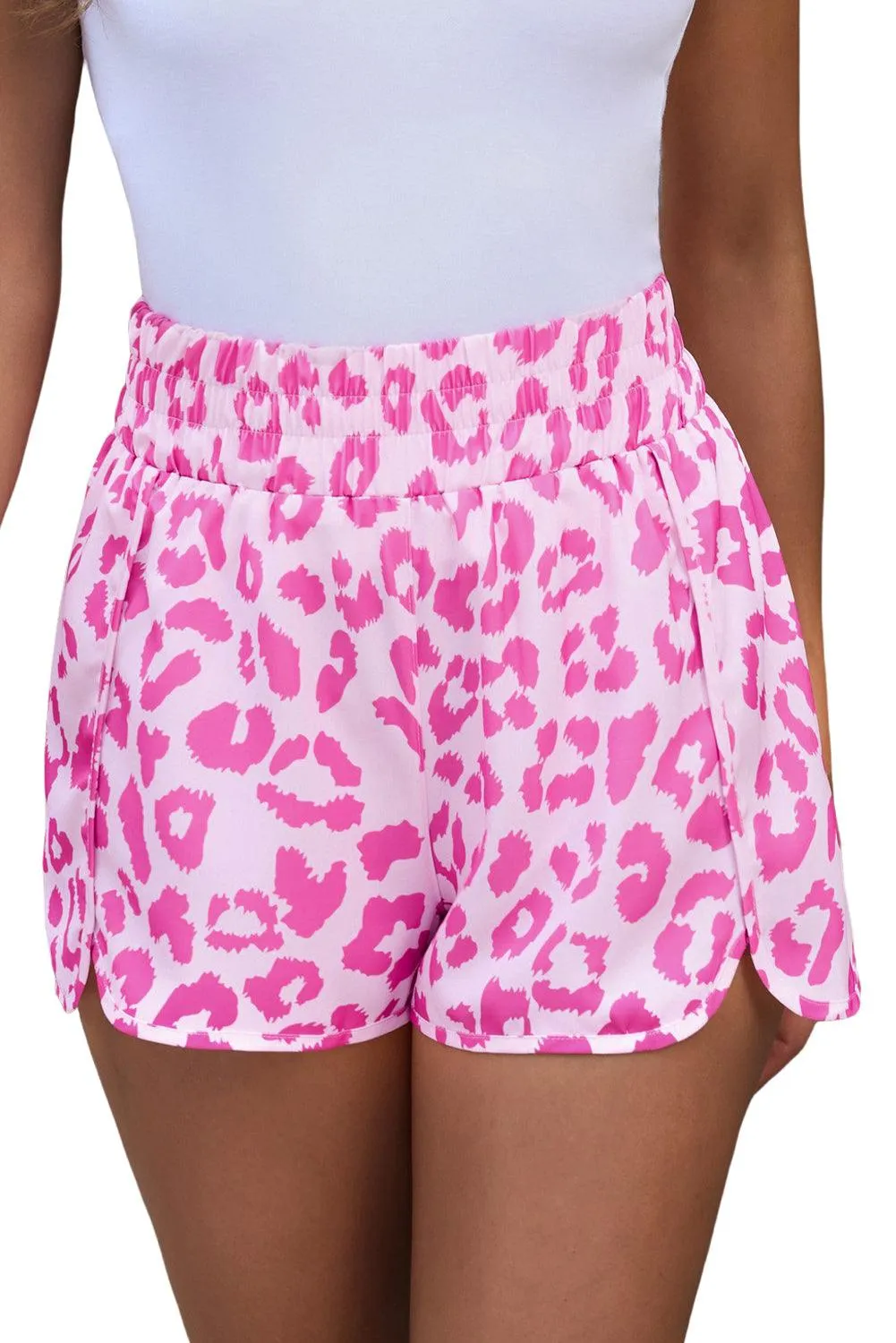 Womens High Waist Athletic Shorts