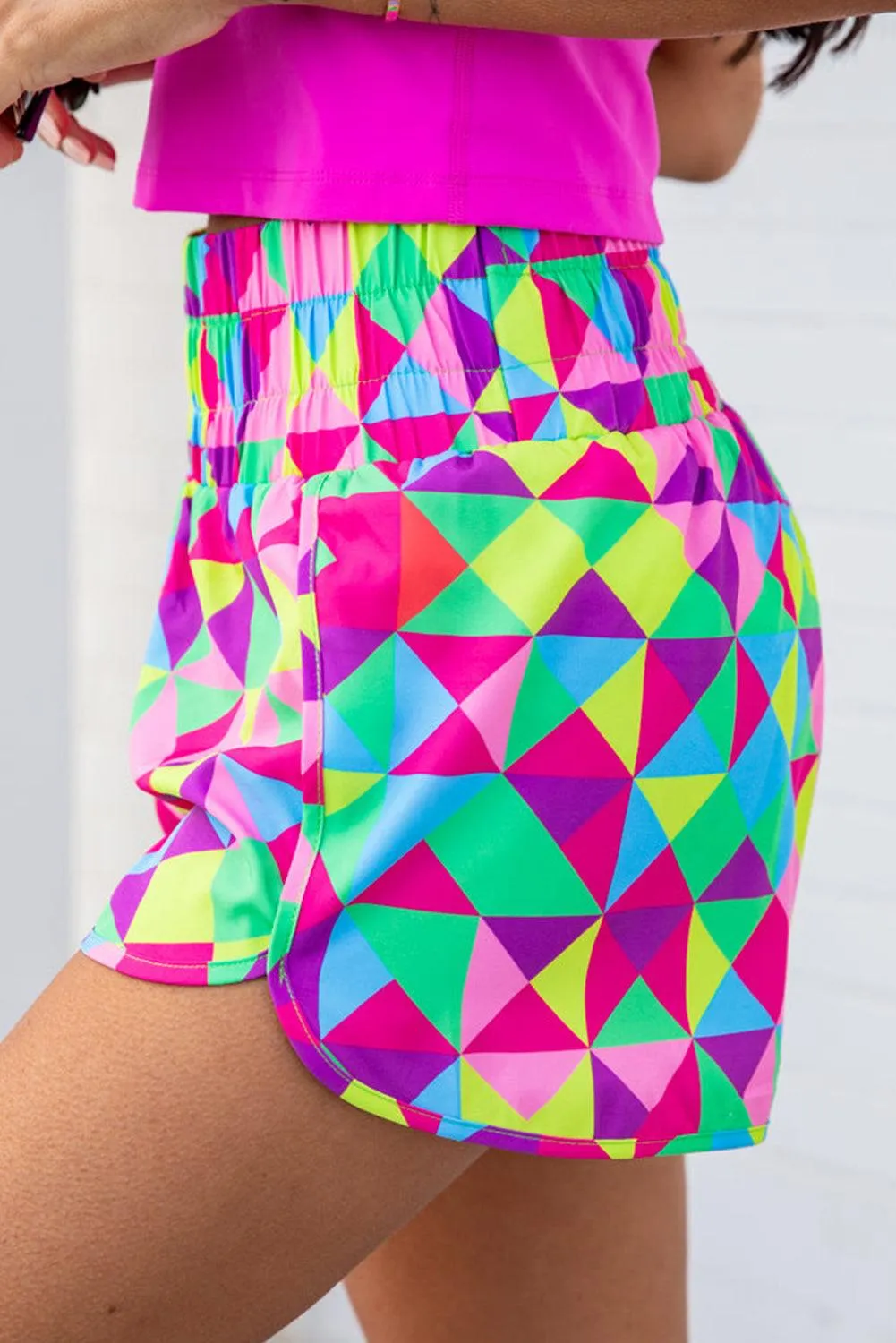 Womens High Waist Athletic Shorts